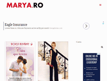 Tablet Screenshot of marya.ro